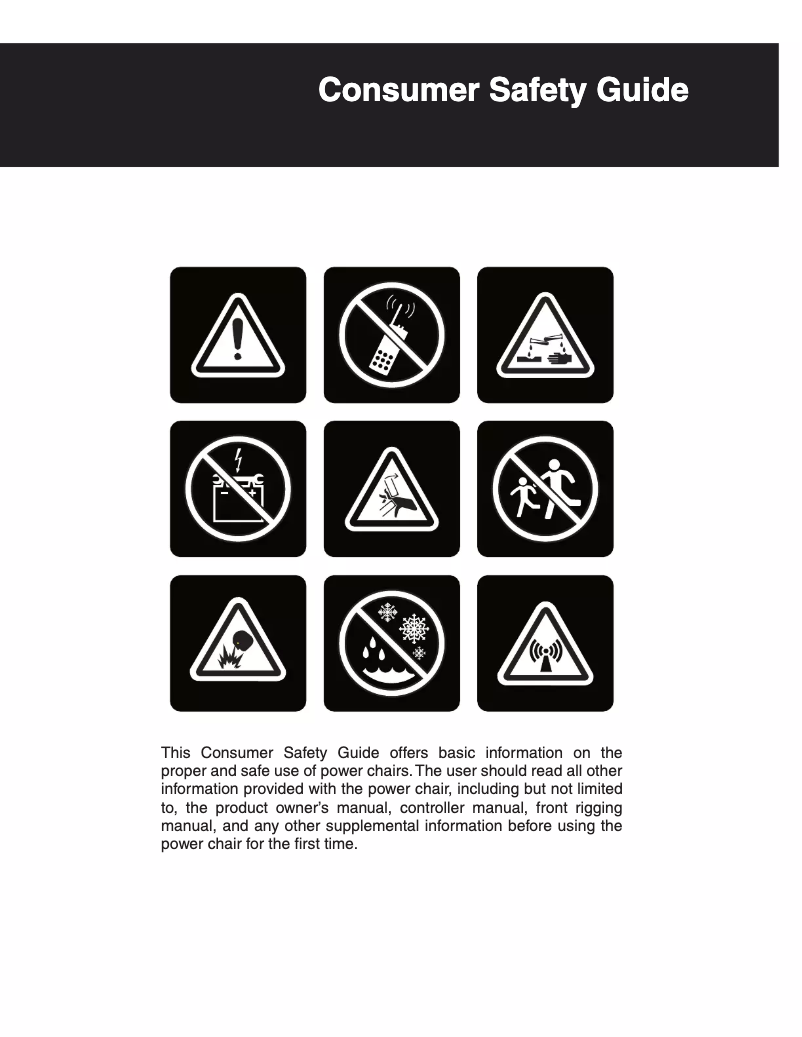 Page 1 de la notice Manuel utilisateur Pride Jazzy Elite HD