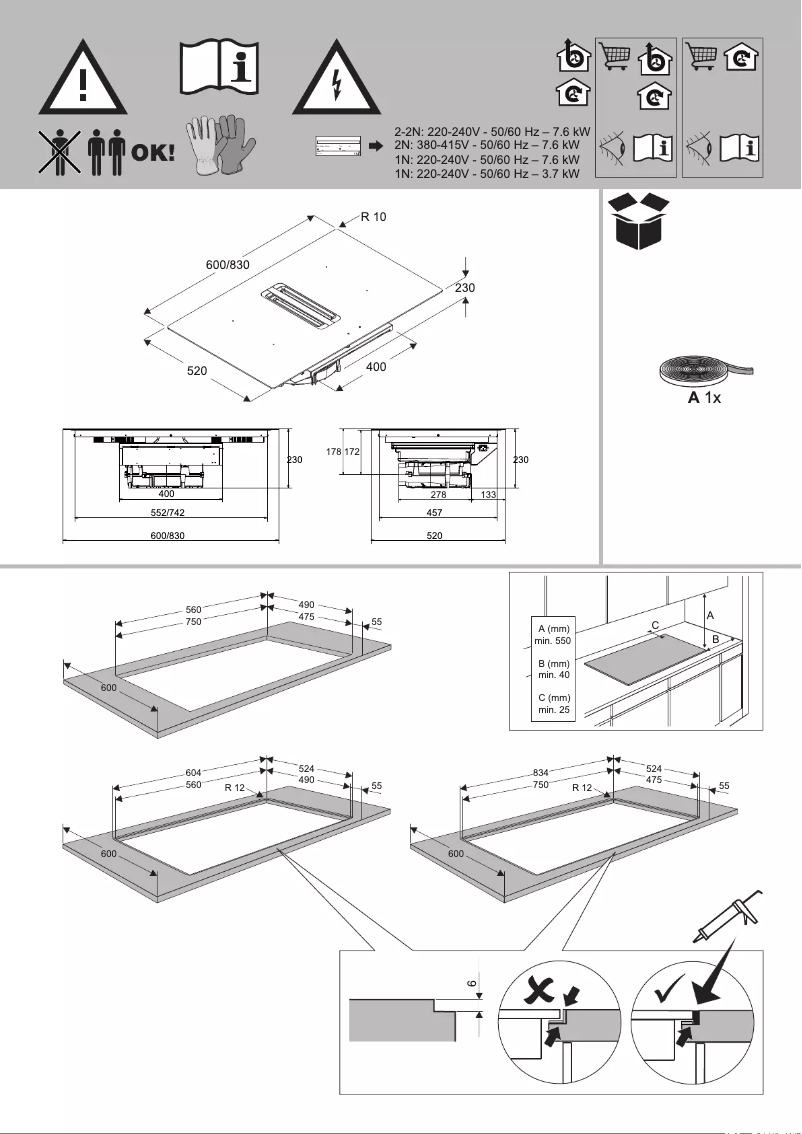 Page 1 de la notice Manuel utilisateur Thermex Sirocco II