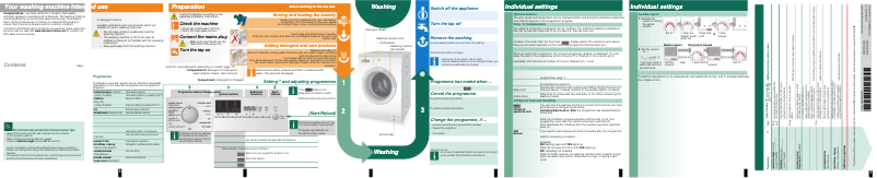 Page n°1 - Manuel utilisateur Siemens WM12S42XEE