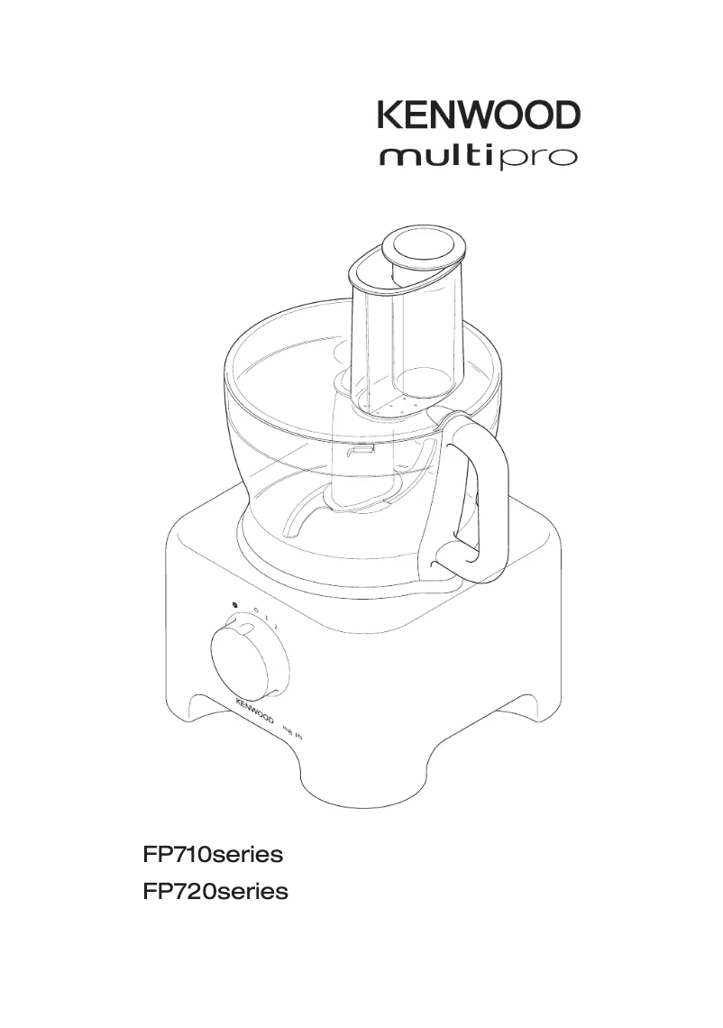 Page n°1 - Manuel utilisateur Kenwood FP720