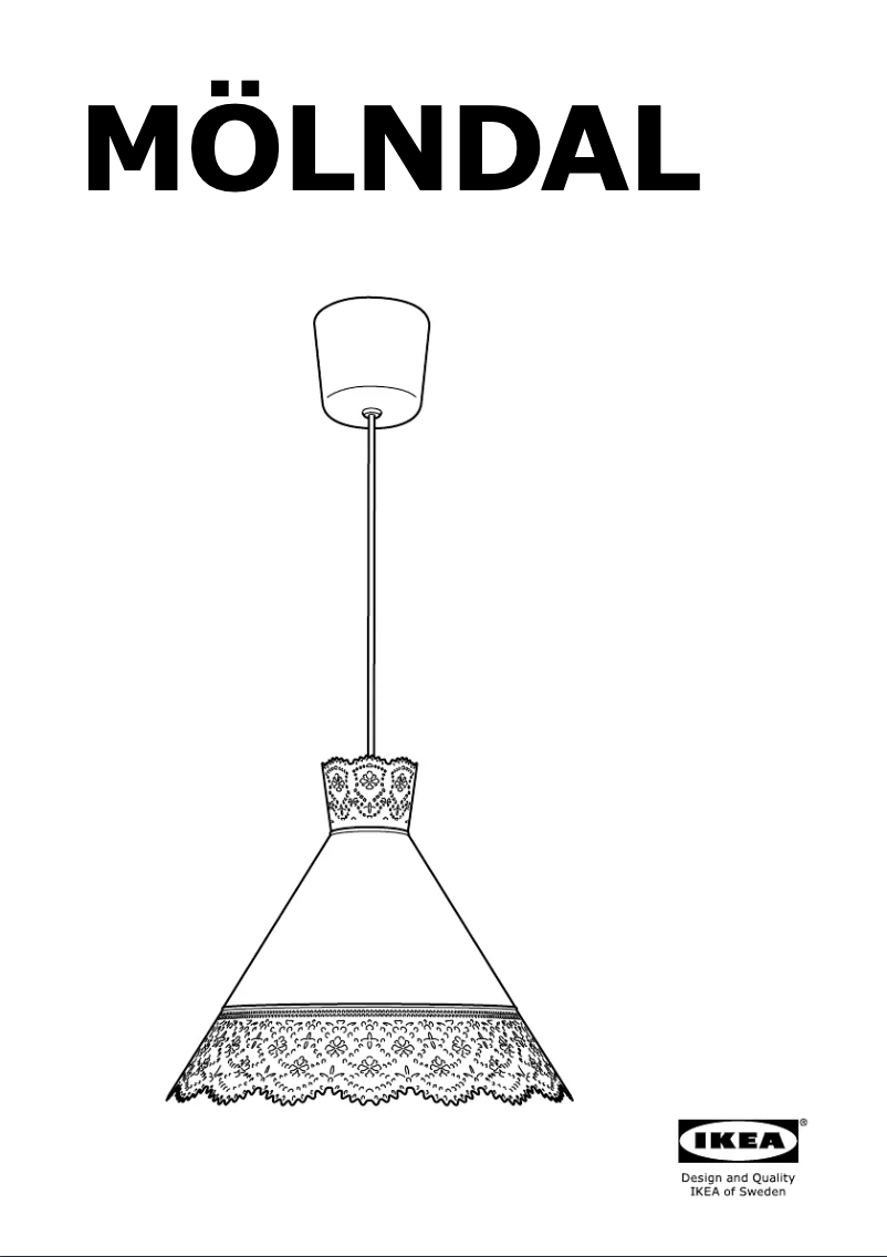 Image de la première page du manuel de l'appareil MOLNDAL