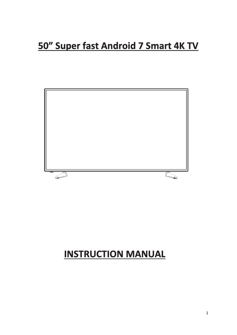Page n°1 - Manuel utilisateur Cello C50SFS4K