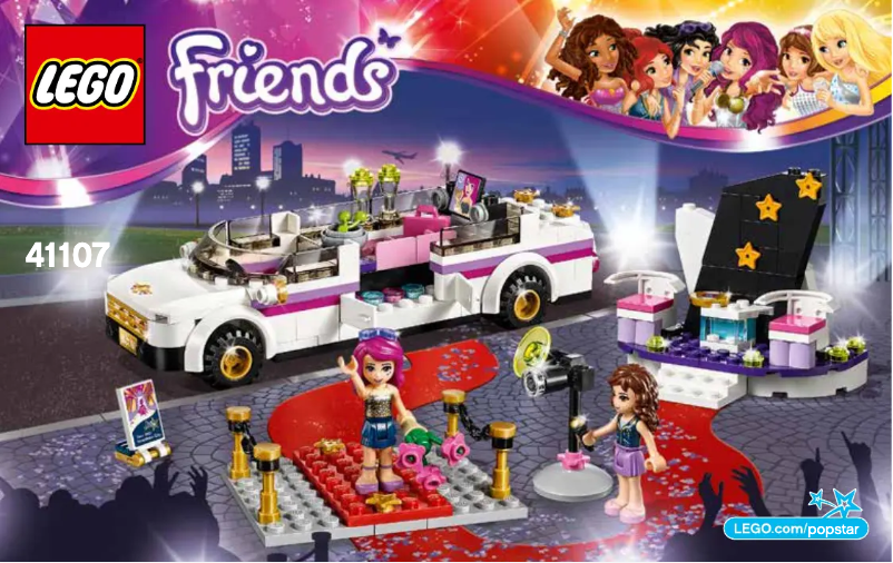 Page n°1 - Manuel utilisateur Lego Friends 41107