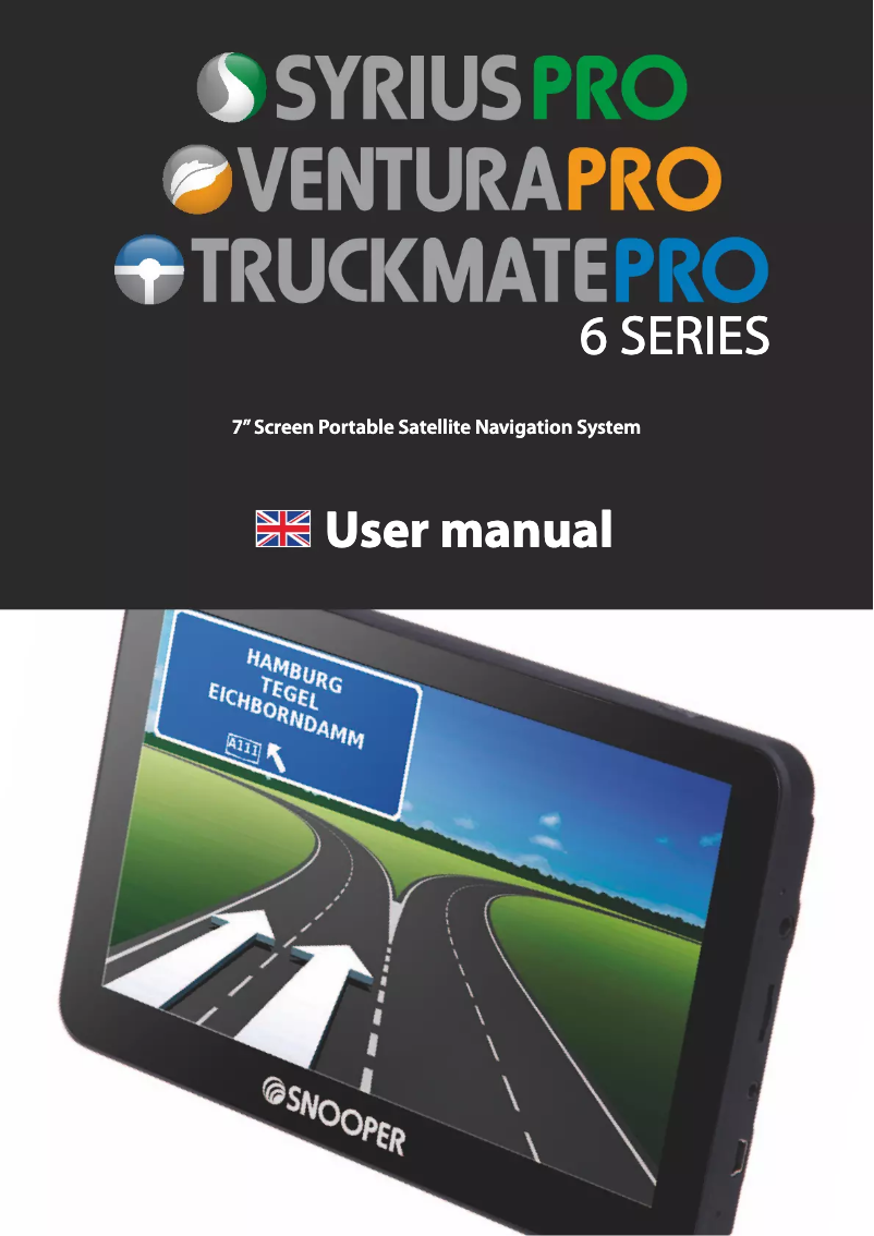 Image de la première page du manuel de l'appareil Truckmate ProS6400