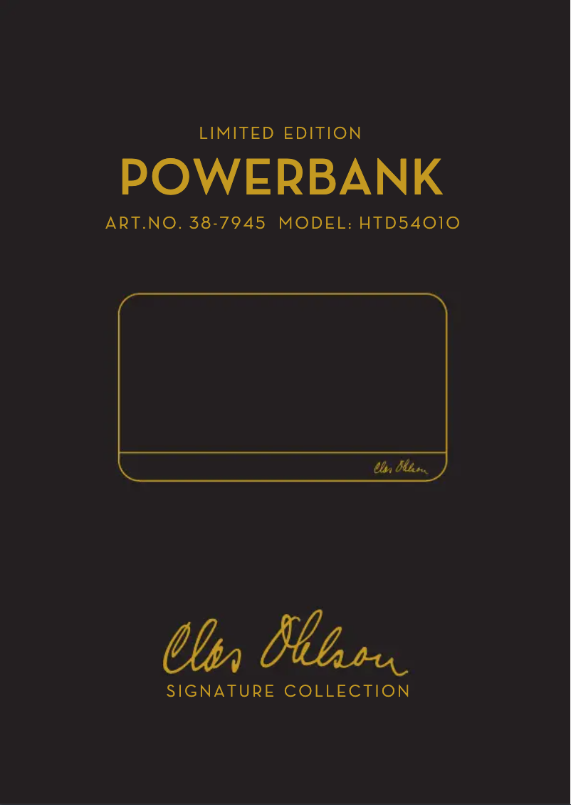 Page 1 de la notice Manuel utilisateur Clas Ohlson HTD54010