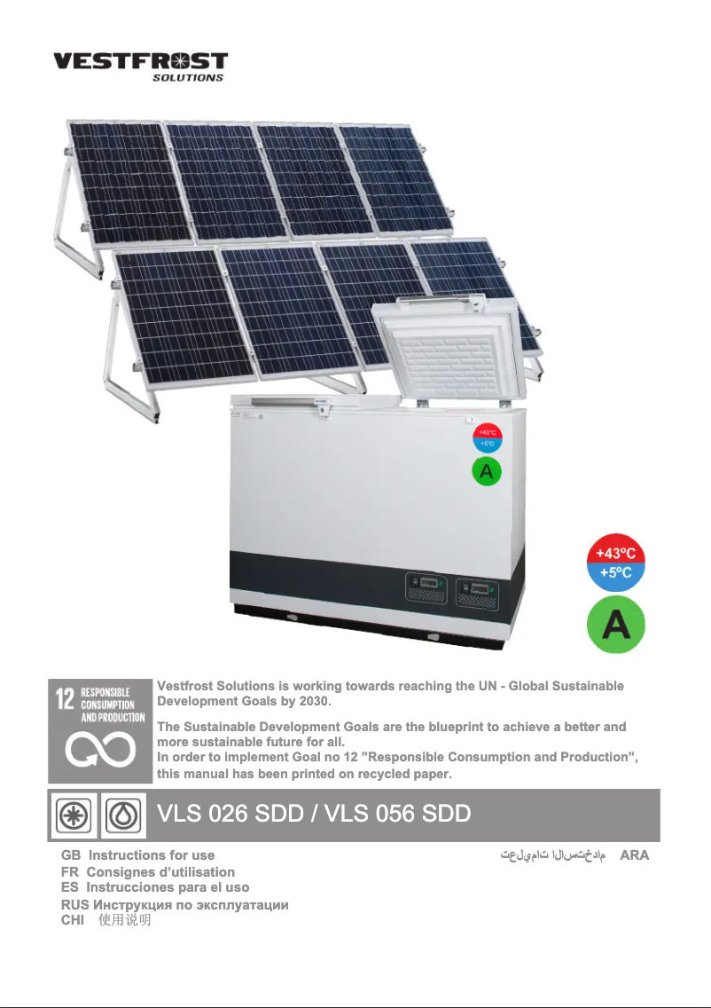 Image de la première page du manuel de l'appareil VLS 026 RF SDD