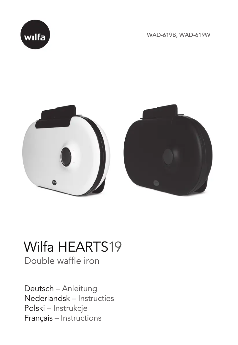 Page n°1 - Manuel utilisateur Wilfa WAD-619B