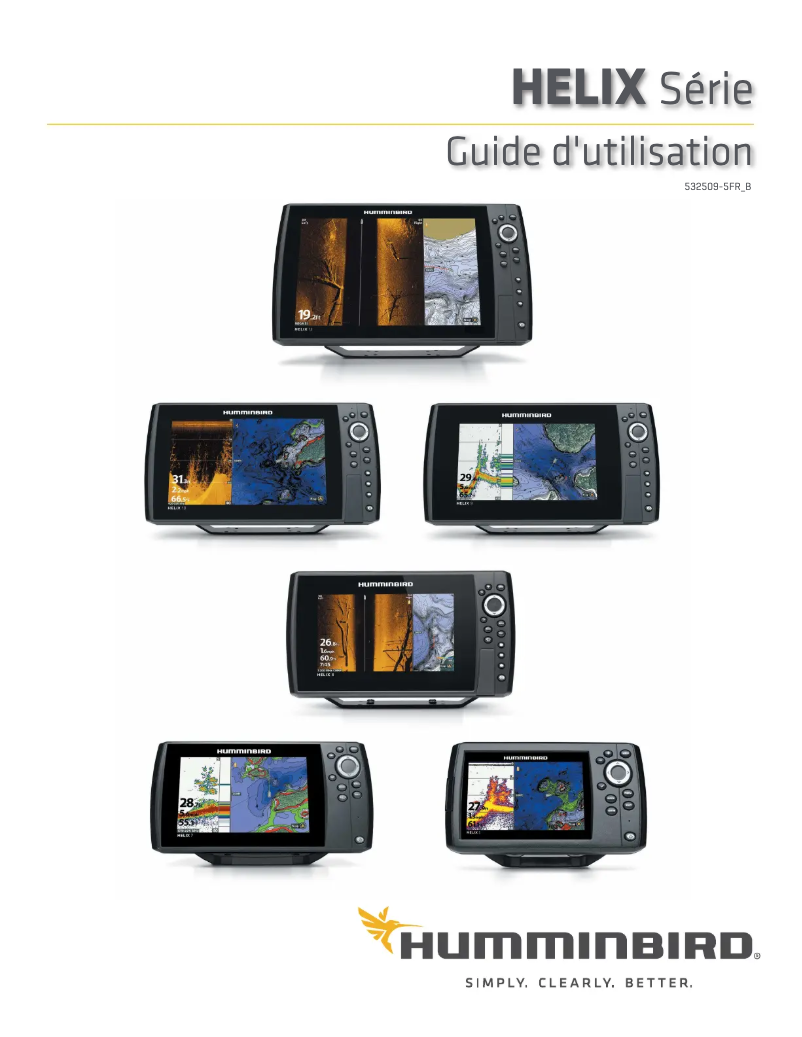 Page n°1 - Manuel utilisateur Humminbird Helix 9 Chirp Mega DI+ GPS G4N