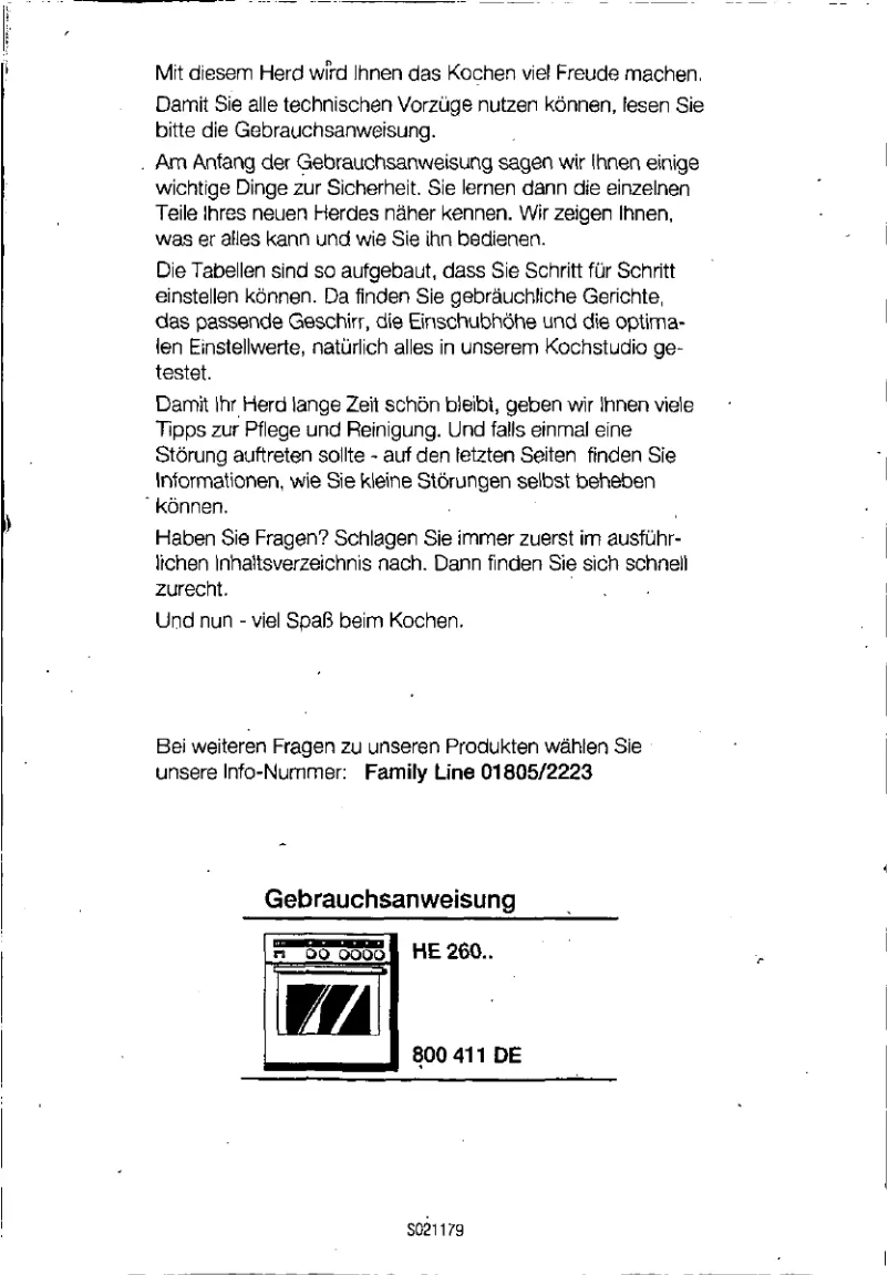 Page n°1 - Manuel utilisateur Siemens HE26064