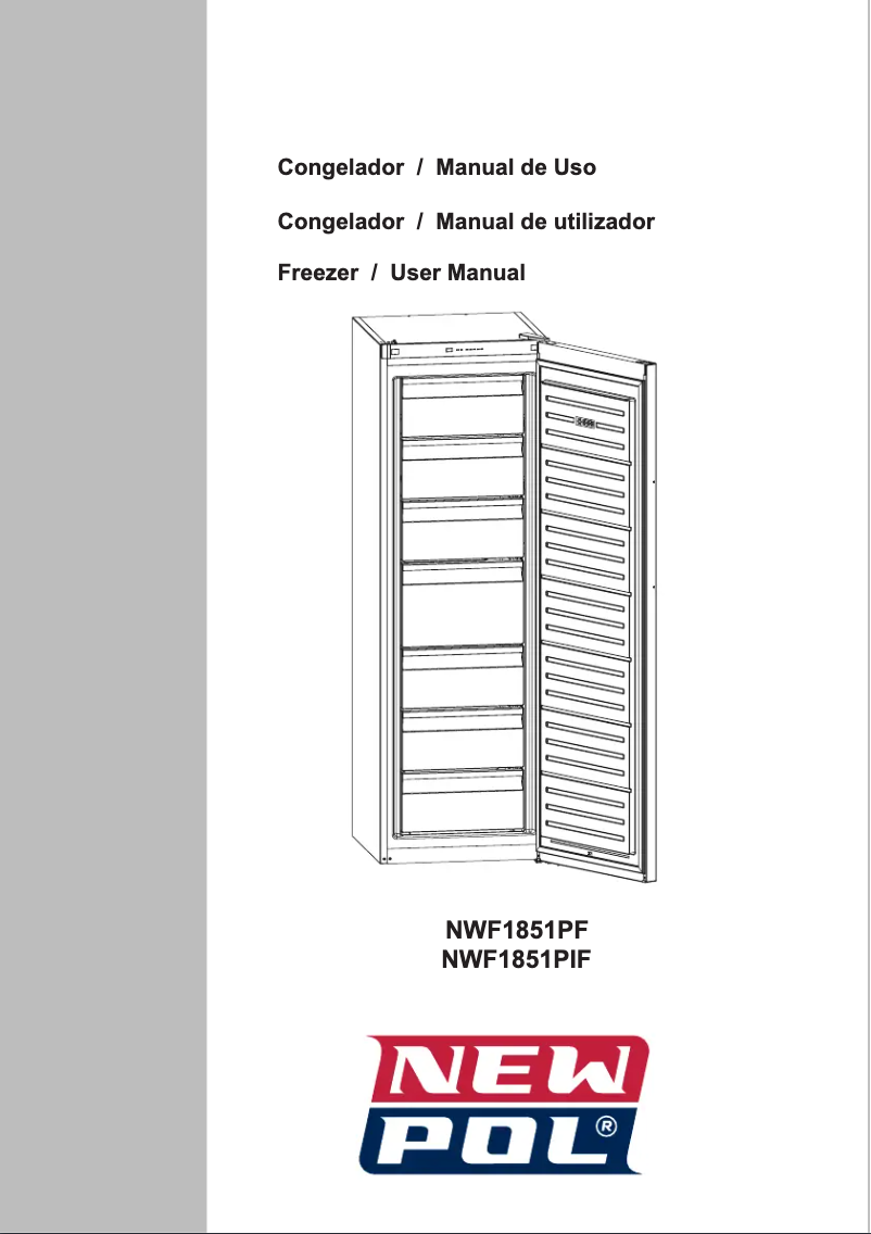 First page image of the manual for NWF1851PIF