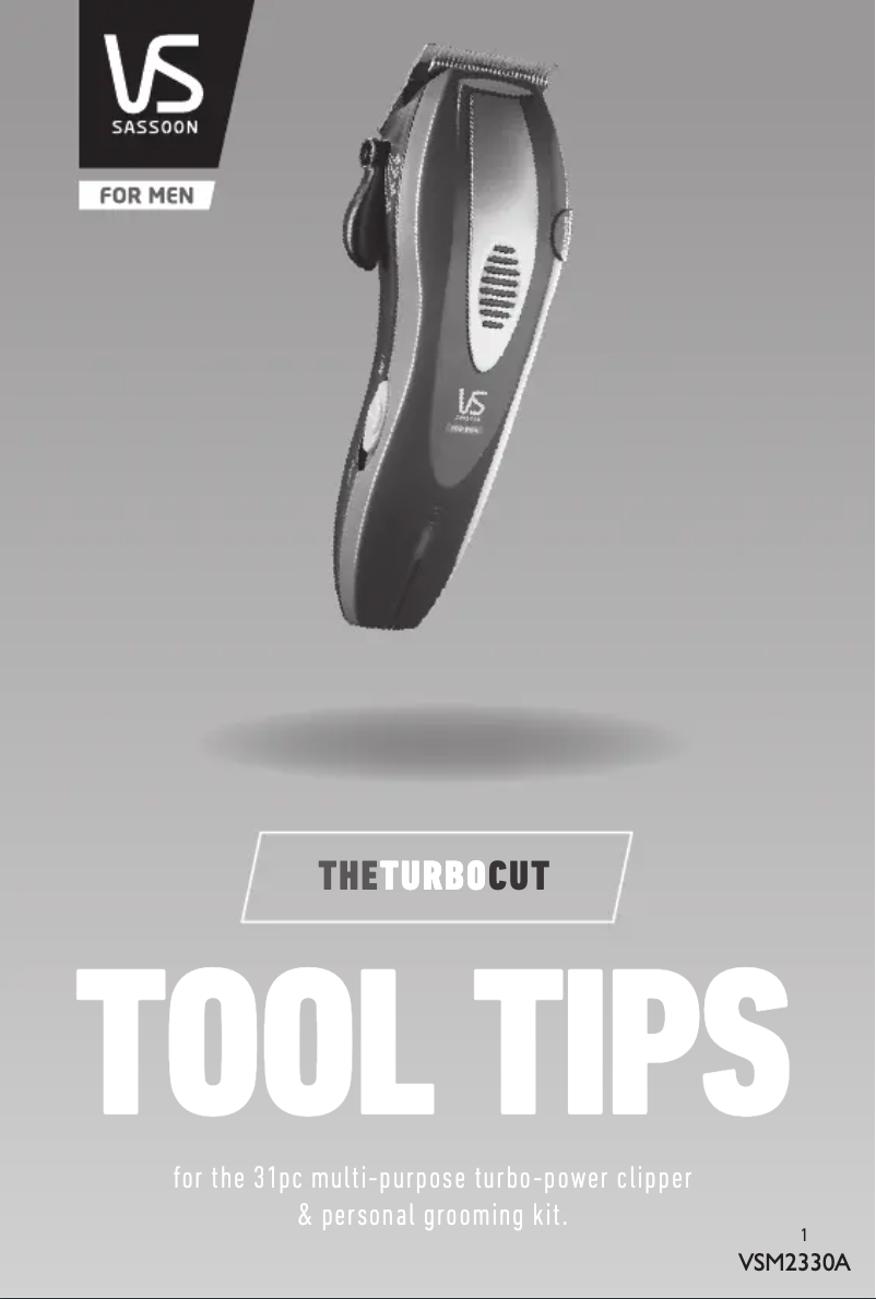 Image de la première page du manuel de l'appareil Turbo Pro VSM2330A