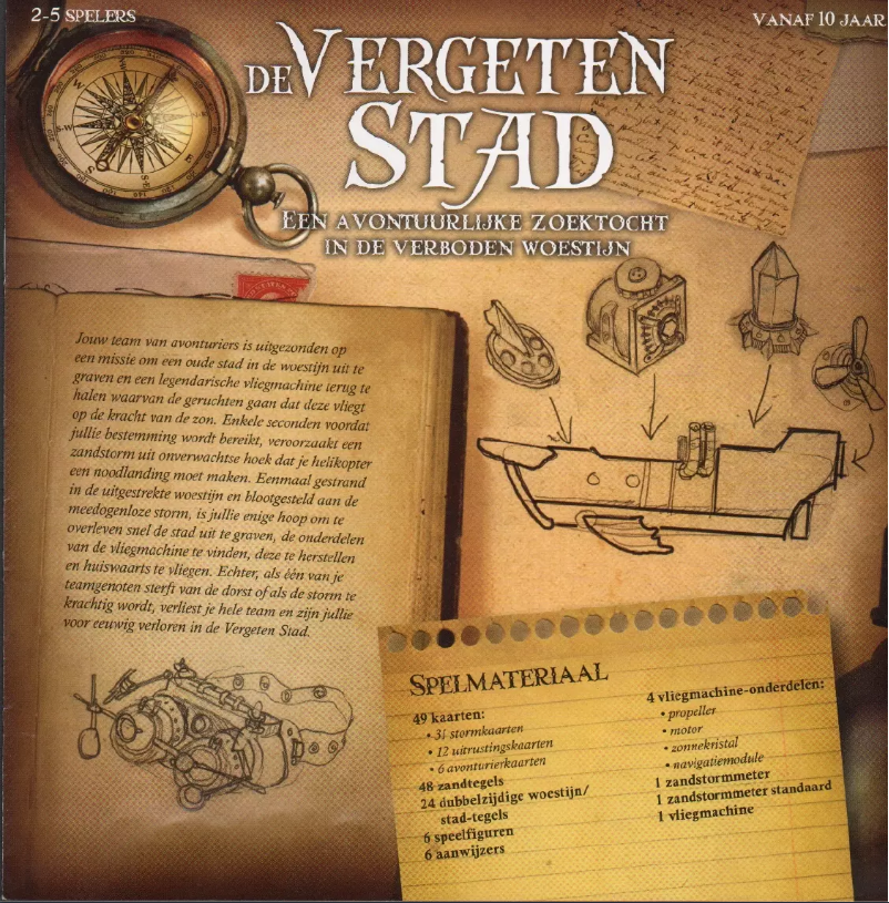 Page n°1 - Manuel utilisateur White Goblin Games De Vergeten Stad