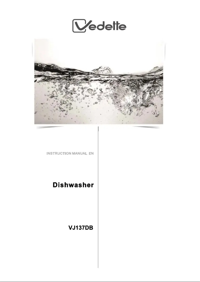 Image de la première page du manuel de l'appareil VJ137DB