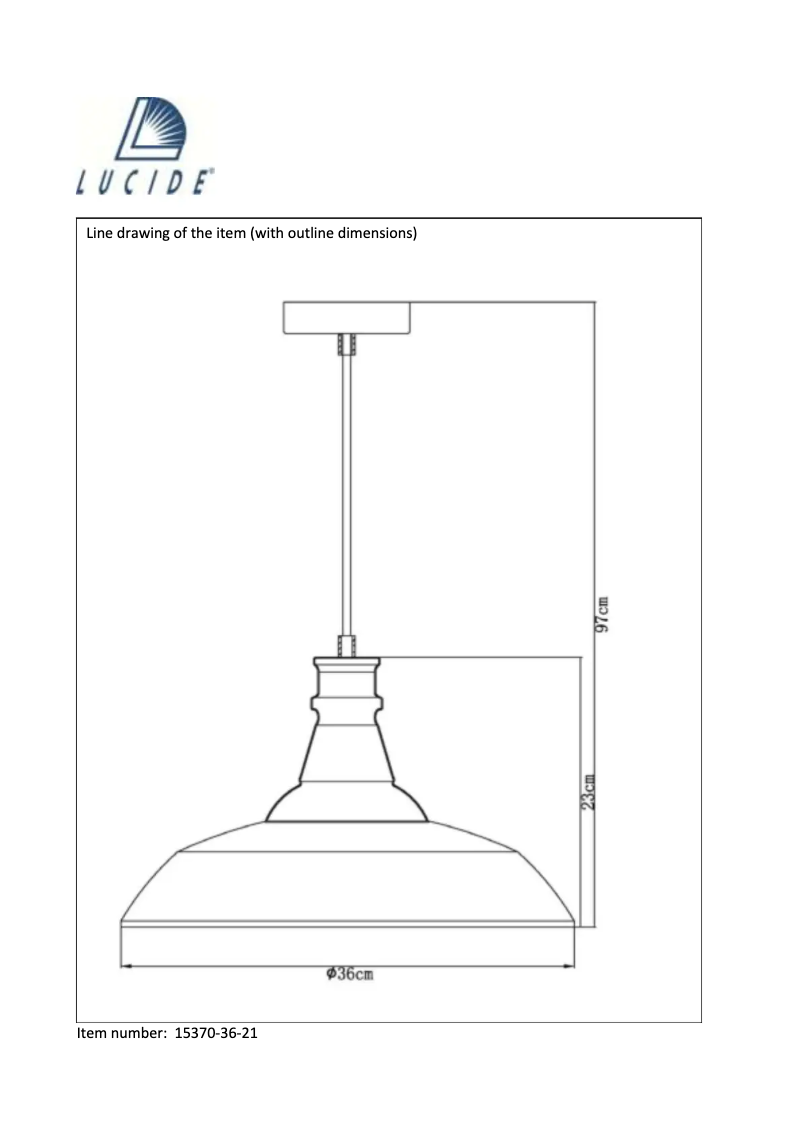 Página 1 del manual Manual de usuario Lucide Baron
