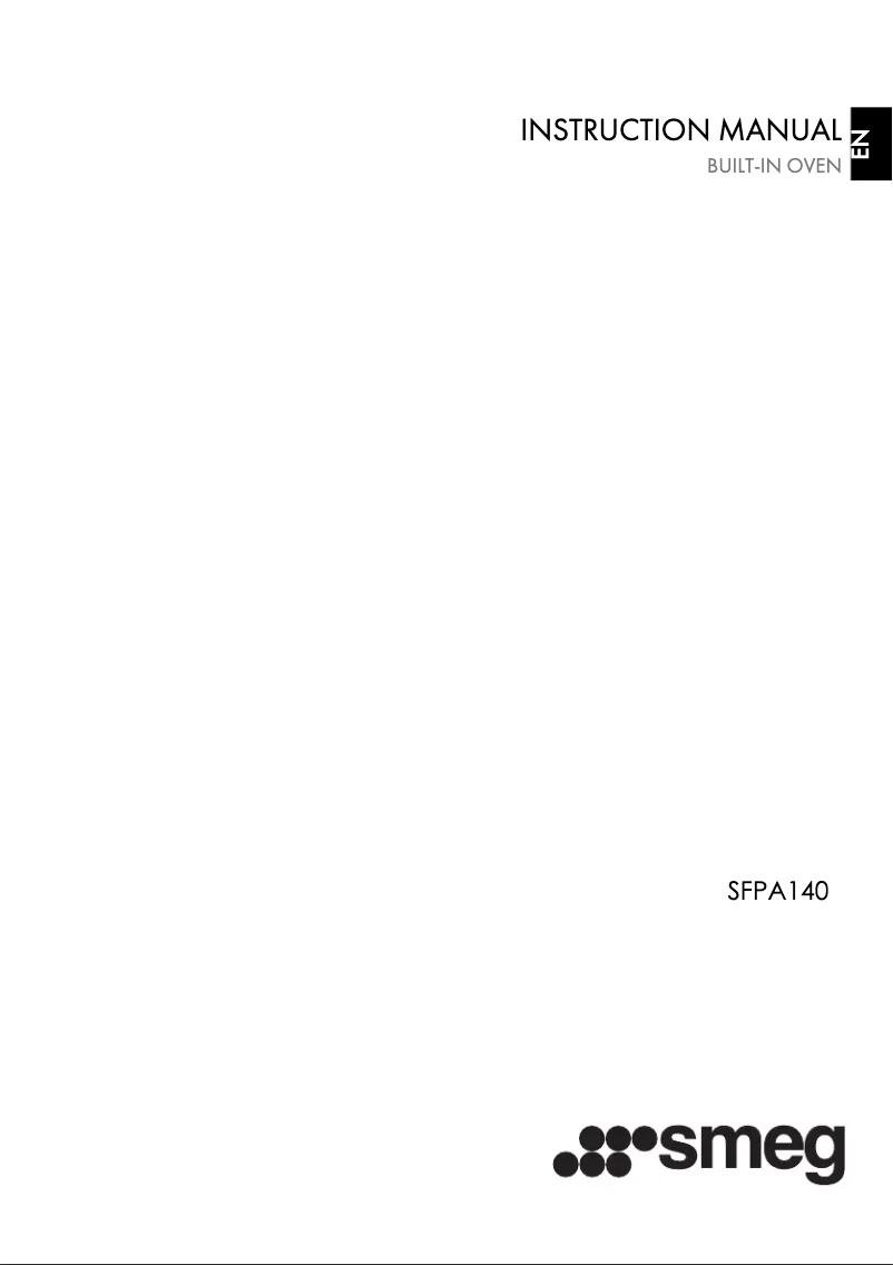 Página 1 del manual Manual de usuario Smeg SFPA140