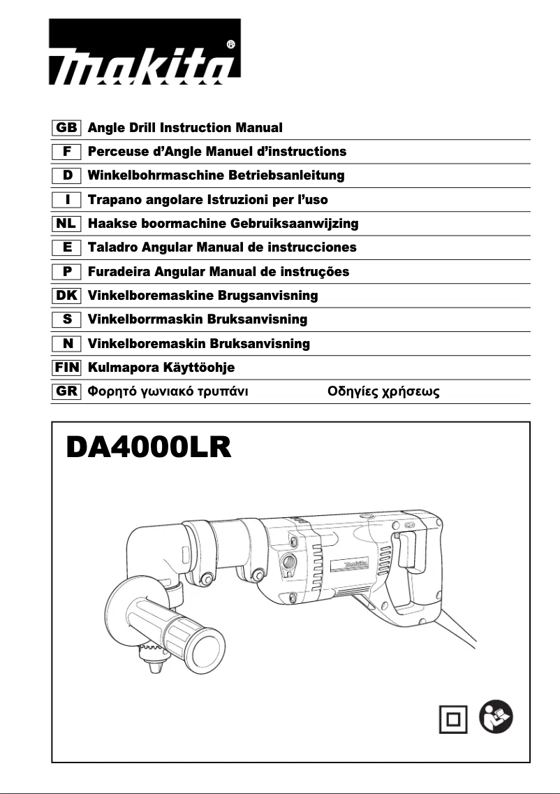 Page 1 de la notice Manuel utilisateur Makita DA4000LR