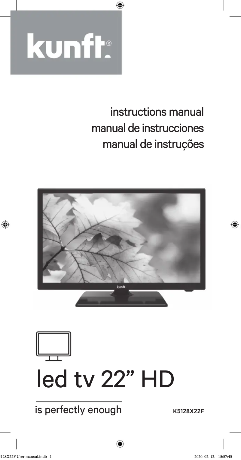 Image de la première page du manuel de l'appareil K5128X22H