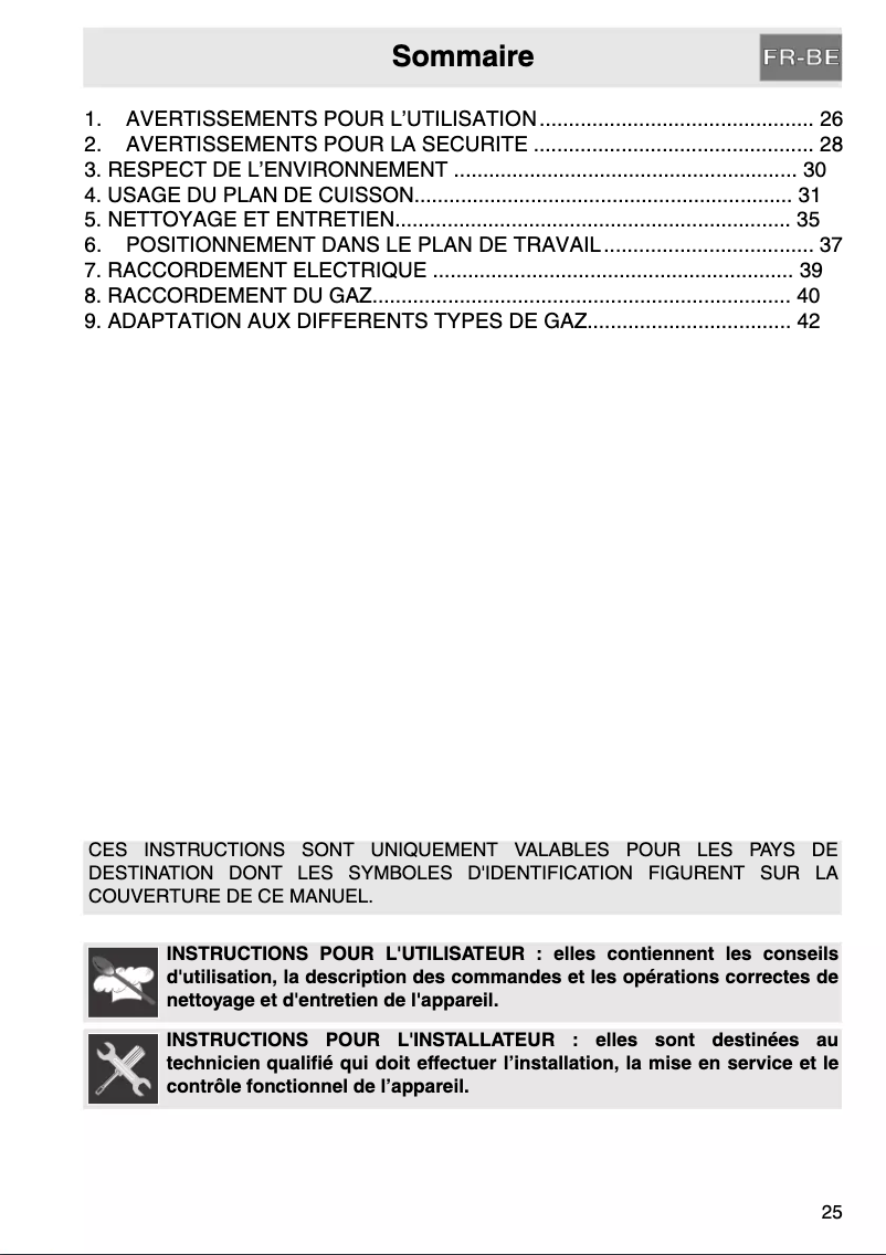 Page n°1 - Manuel utilisateur Smeg SR864AGBE