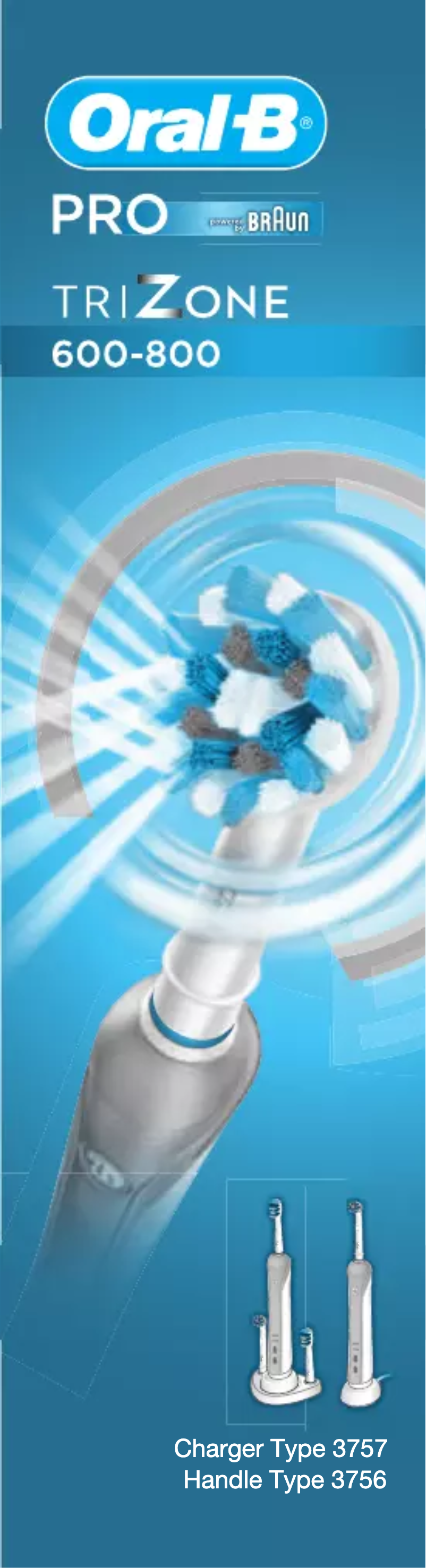 Page 1 of the manual User Manual Oral-B Pro 600 Cross Action