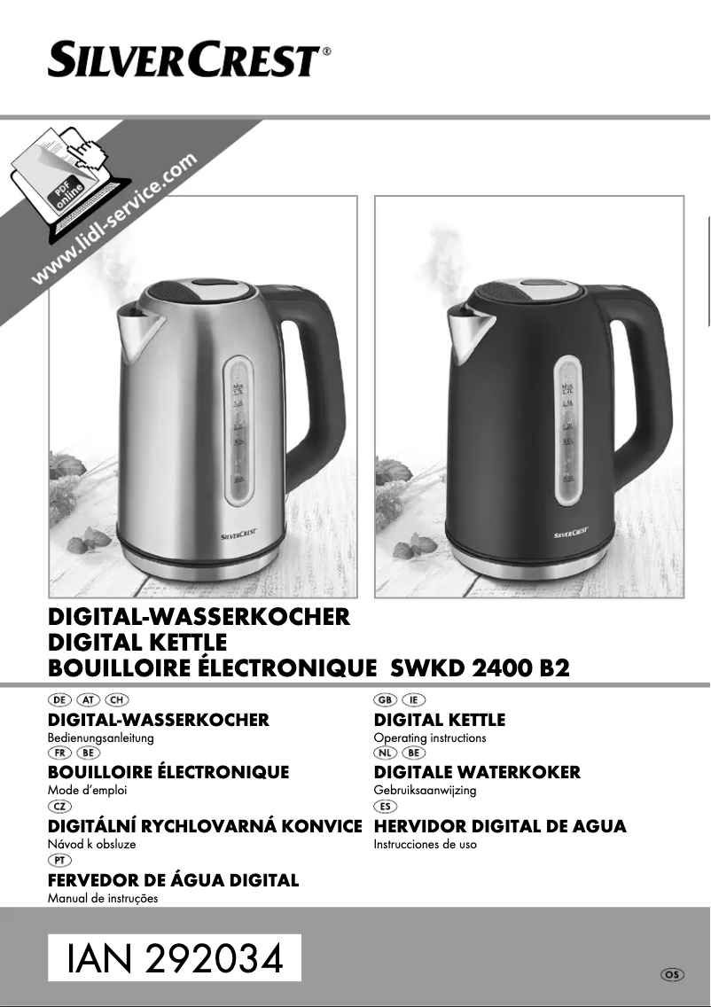 Image de la première page du manuel de l'appareil SWKD 2400 B2