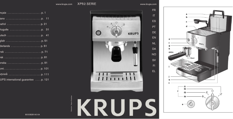 Page n°1 - Manuel utilisateur Krups YY8208FD