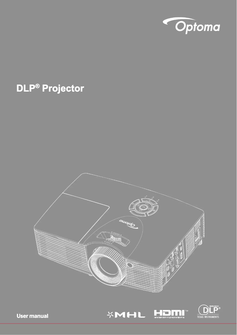 Page n°1 - Manuel utilisateur Optoma EH416ED