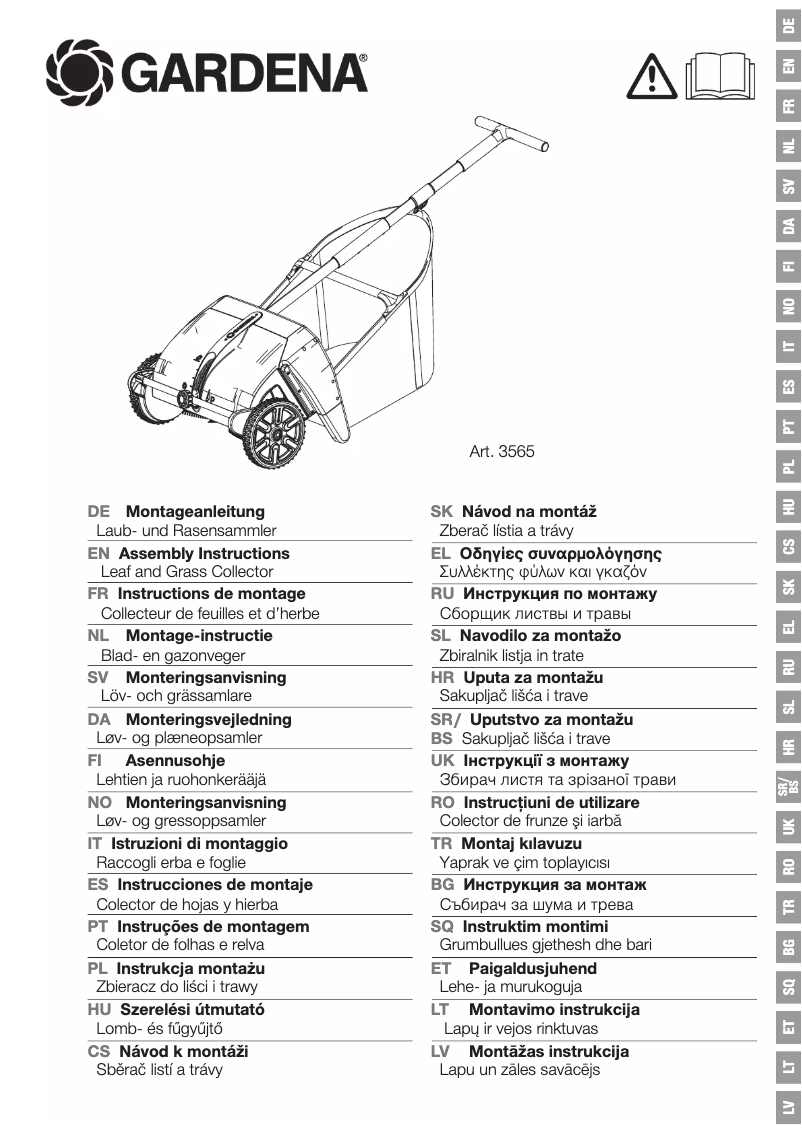 Image de la première page du manuel de l'appareil 3565