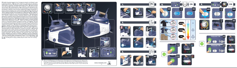 Page 1 de la notice Manuel utilisateur Rowenta Perfect Steam Pro DG8686F0