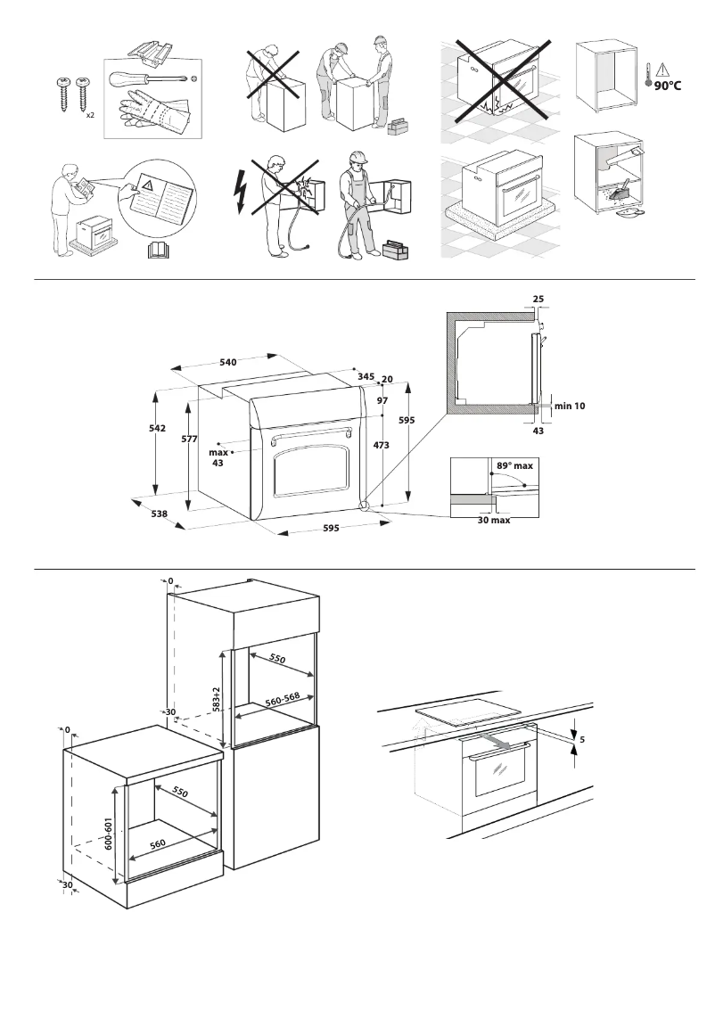 Page 1 of the manual Safety Instructions Whirlpool AKZ9 7891 IX