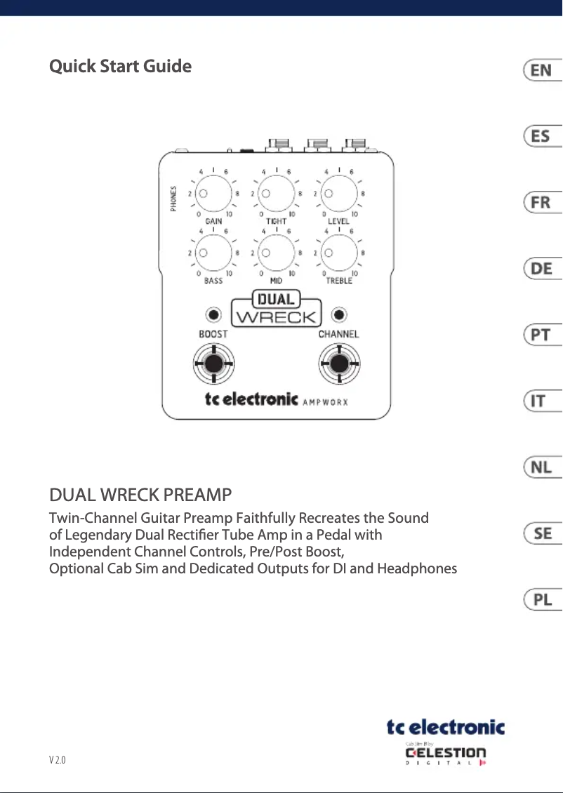 Image de la première page du manuel de l'appareil Dual Wreck