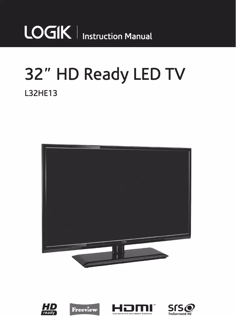 Page 1 de la notice Manuel utilisateur Logik L32HE13