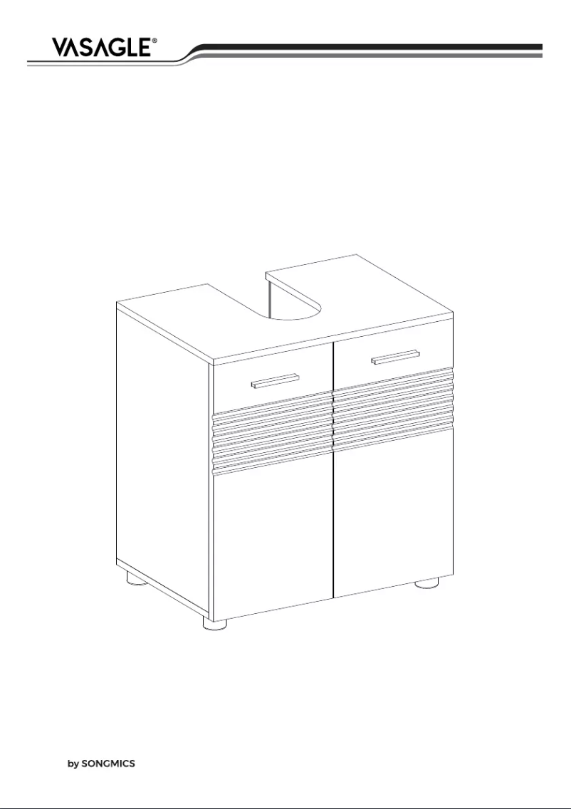 Page 1 de la notice Manuel utilisateur Vasagle BBK01WT