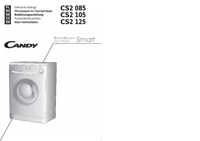 Page 1 de la notice Manuel utilisateur Candy CS2 125-16S