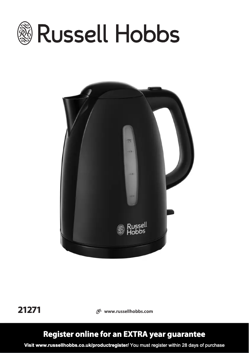 Página 1 del manual Manual de usuario Russell Hobbs Textures 21271