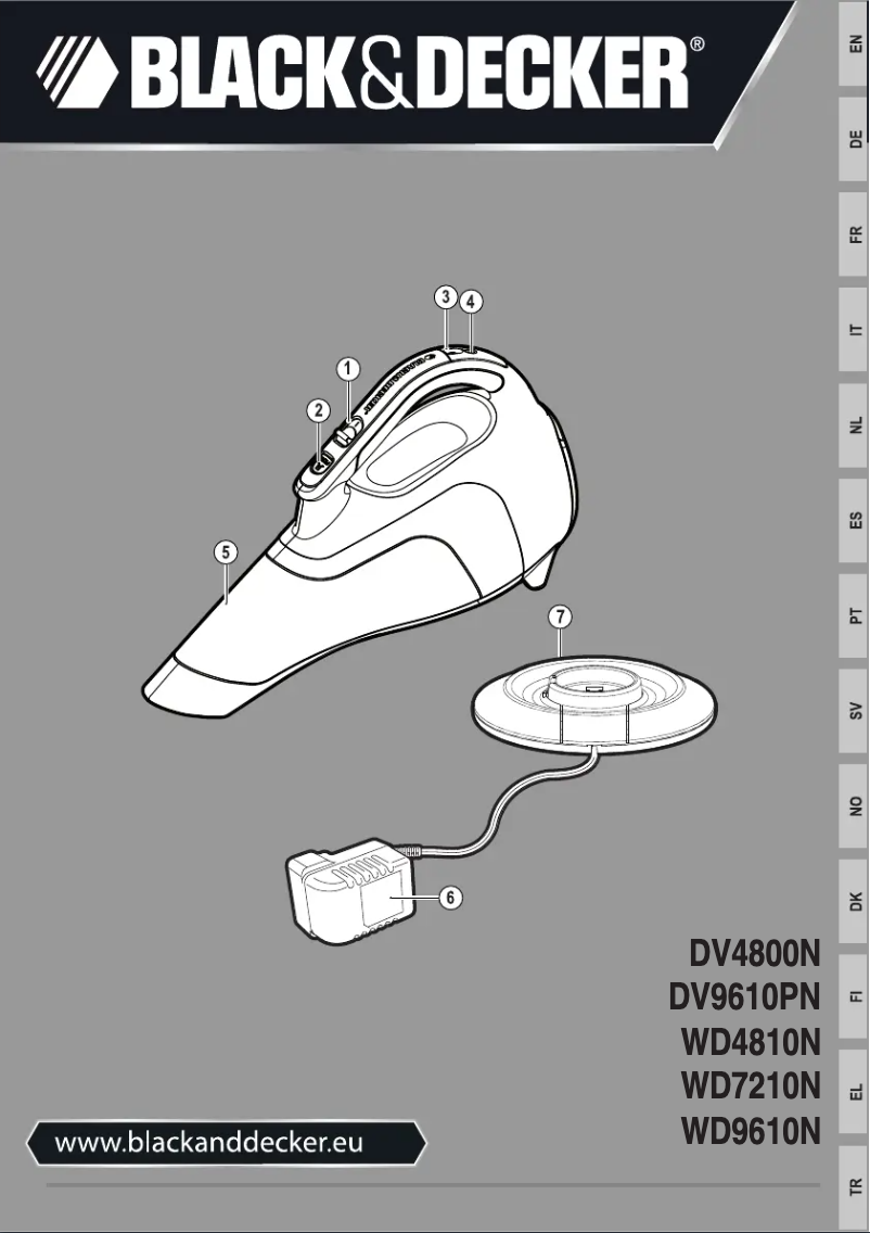 Page n°1 - Manuel utilisateur Black & Decker DV4800N