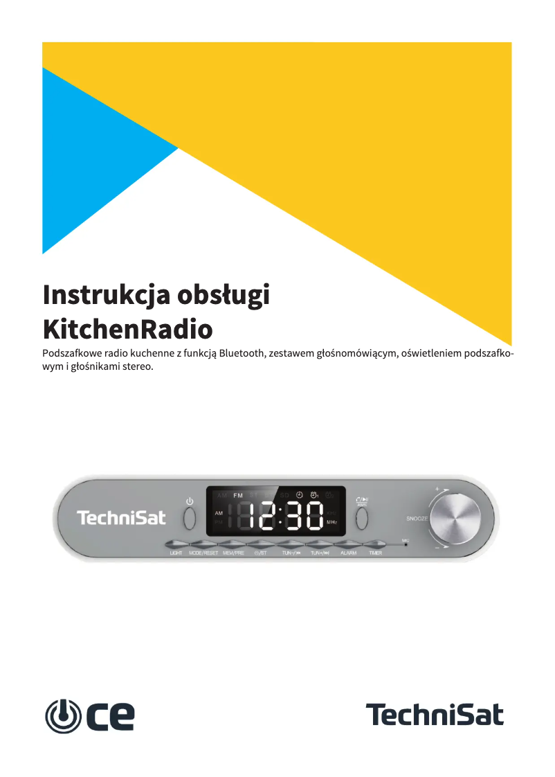 Página 1 del manual Manual de usuario TechniSat KitchenRadio