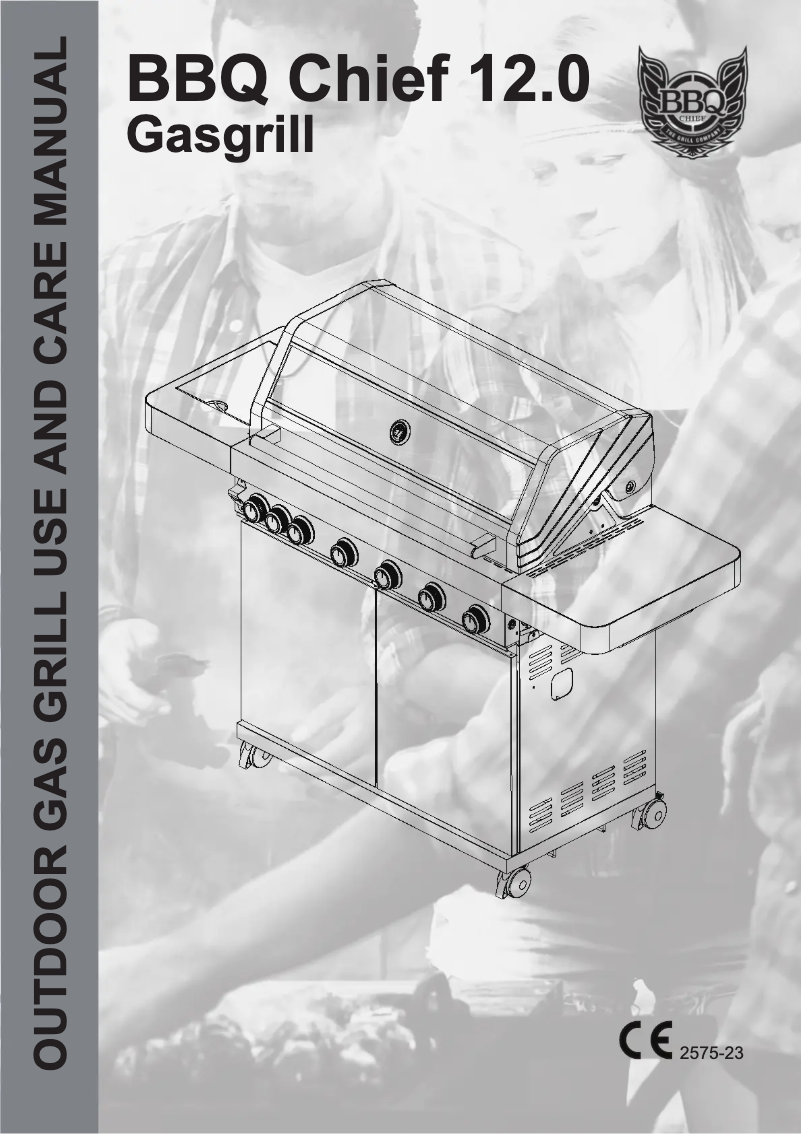 Page n°1 - Manuel utilisateur Maxxus BBQ Chief 12.0