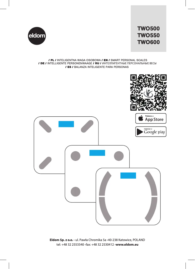 Page 1 de la notice Manuel utilisateur Eldom TWO550