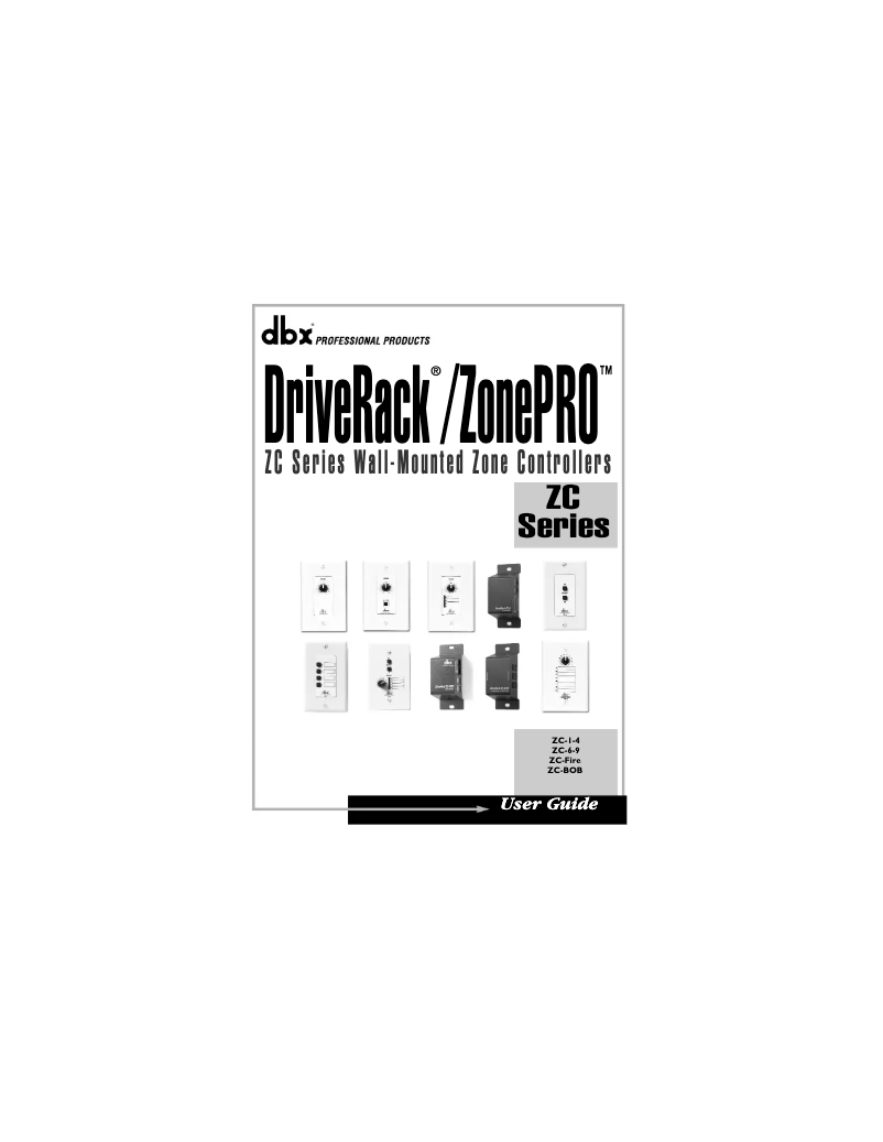Image de la première page du manuel de l'appareil ZC-3