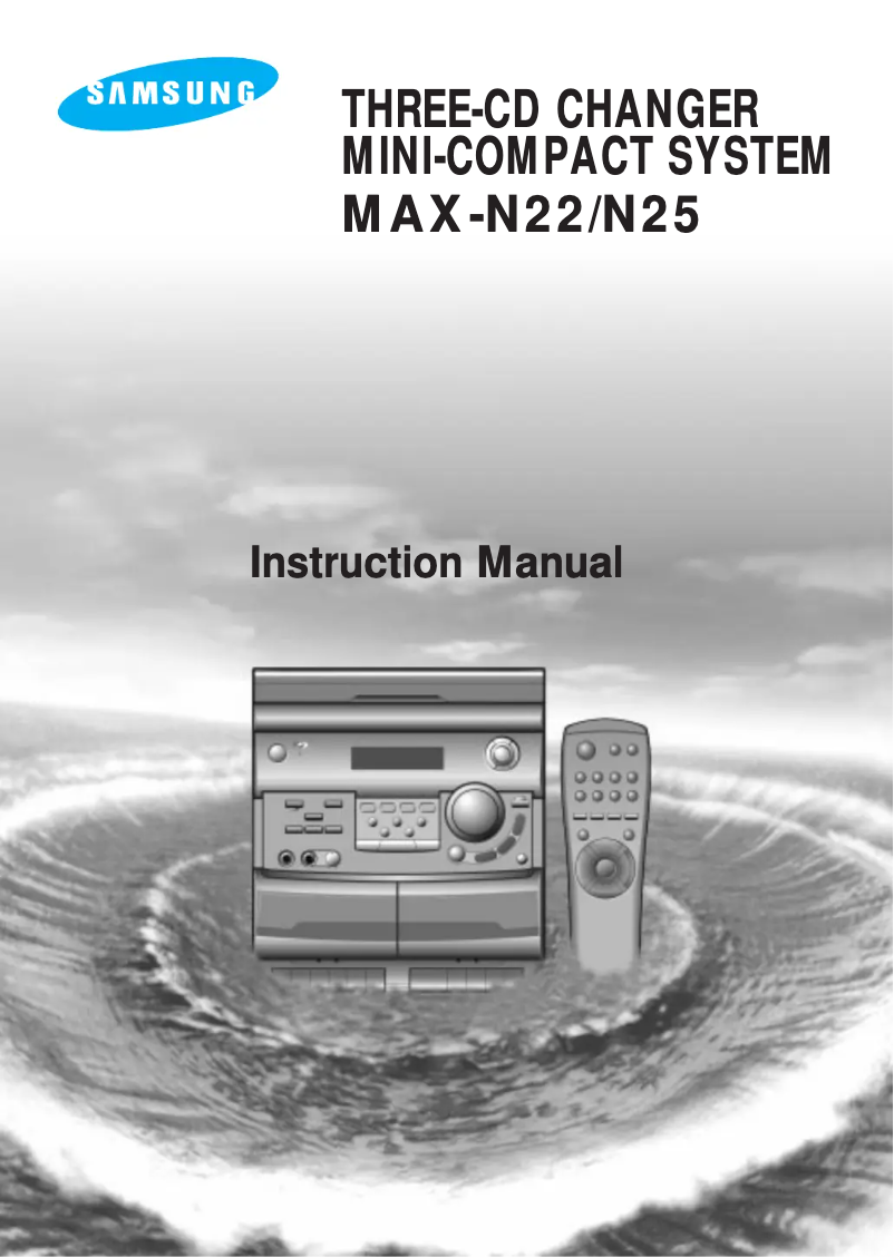 Page 1 de la notice Manuel utilisateur Samsung MAX-N25