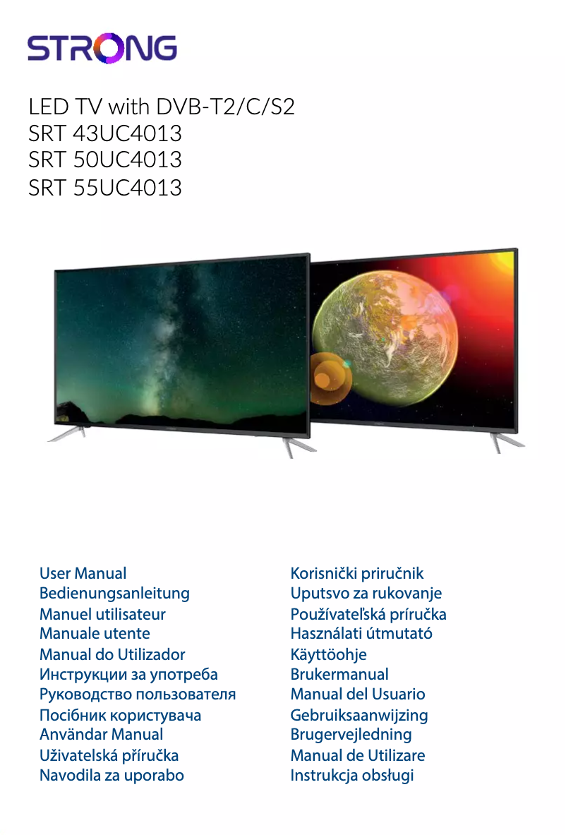Page 1 de la notice Manuel utilisateur Strong SRT 43UC4013