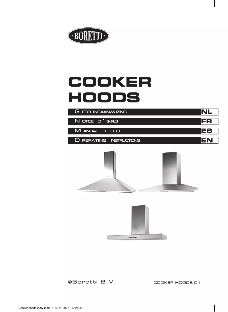 Page n°1 - Manuel utilisateur Boretti K 1060