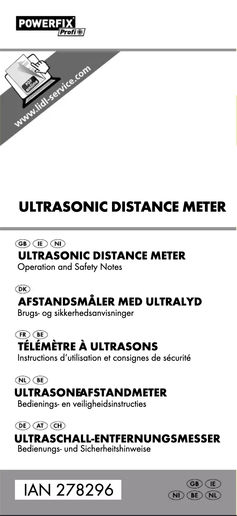 Página 1 del manual Manual de usuario Powerfix HG01701A