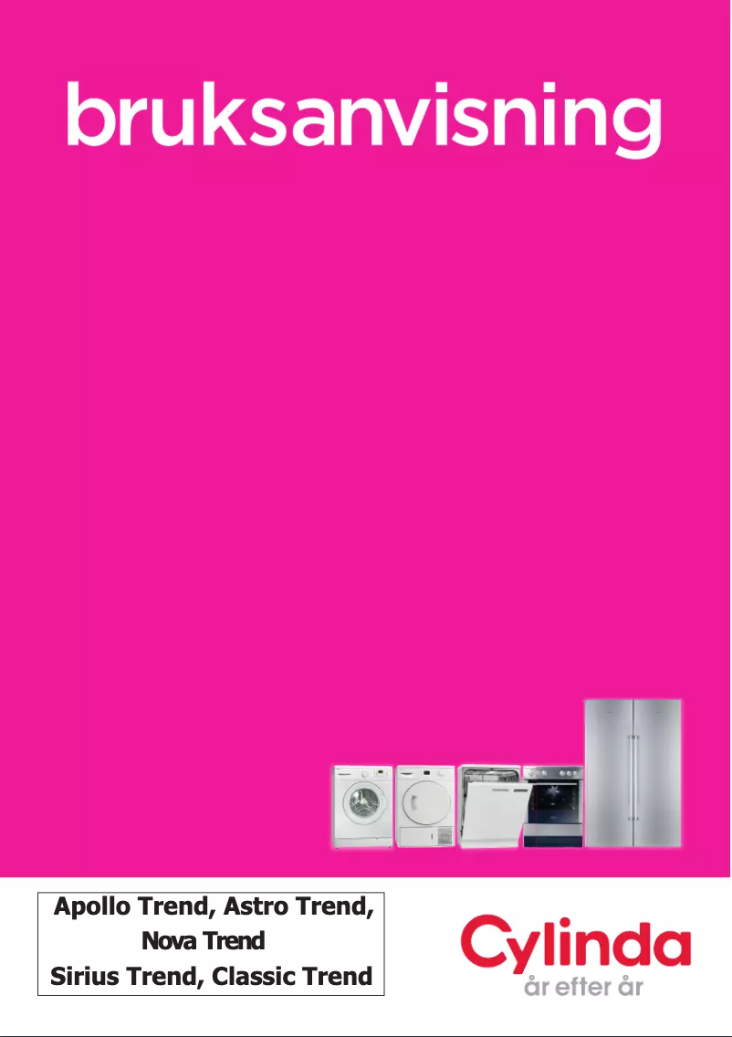 Page n°1 - Manuel utilisateur Cylinda Nova Trend 70 RF GLAS