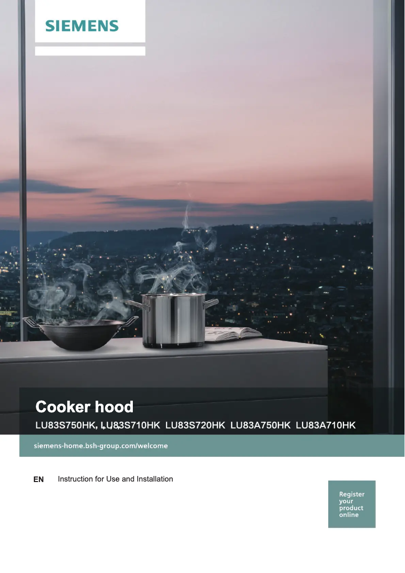 Image de la première page du manuel de l'appareil LU83S750HK