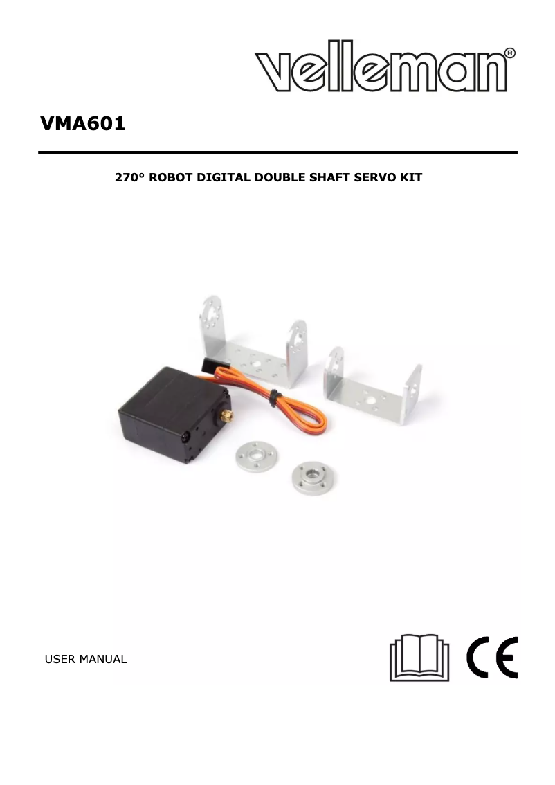 Image de la première page du manuel de l'appareil VMA601