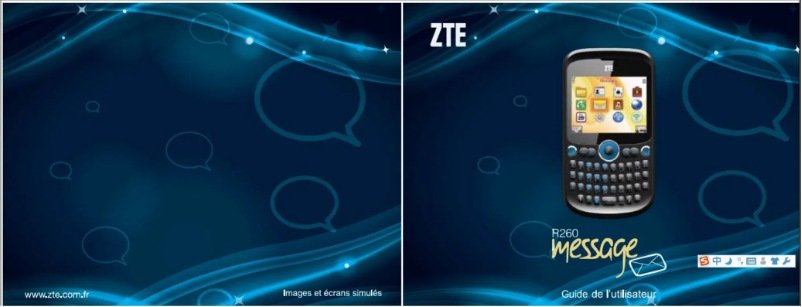 Page 1 de la notice Manuel utilisateur ZTE G R260