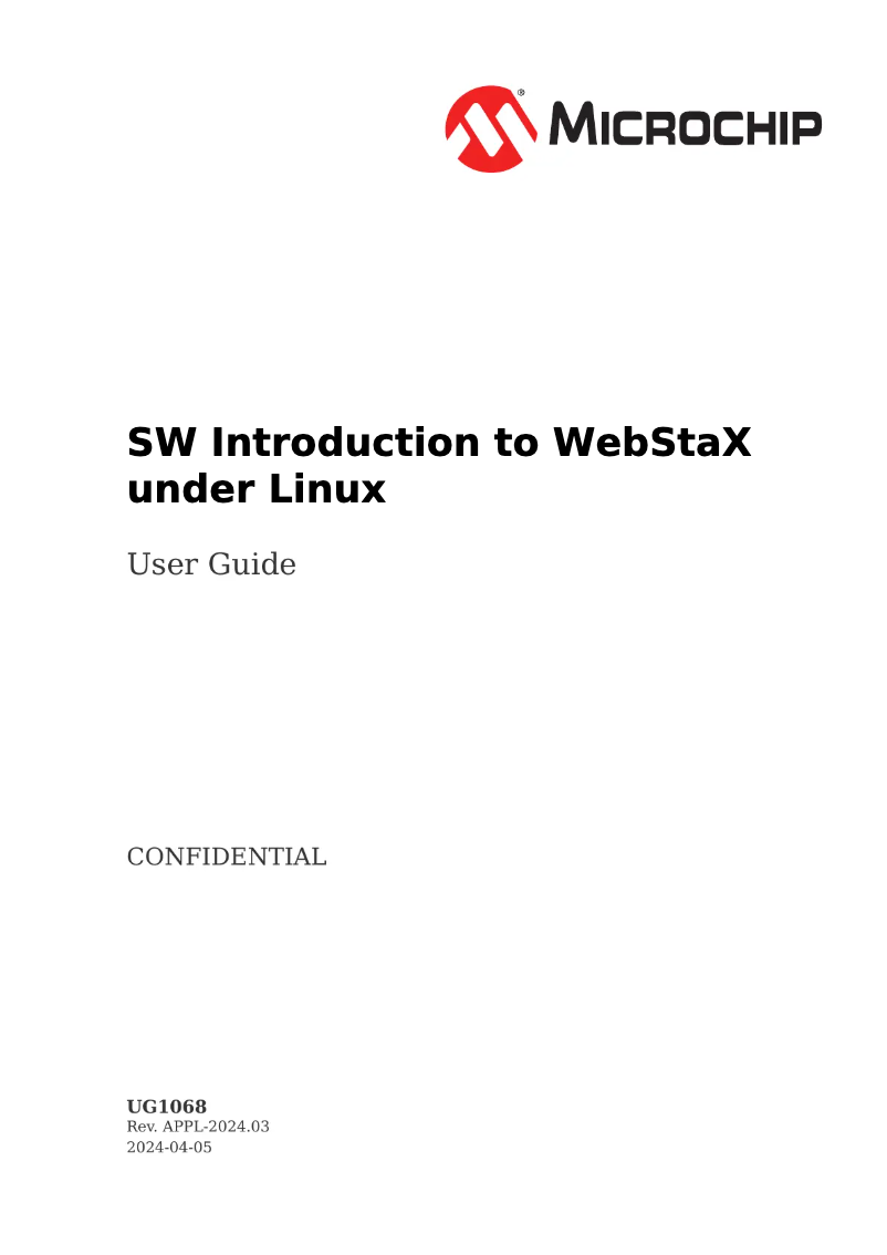Page 1 de la notice Manuel utilisateur Microchip VSC6817