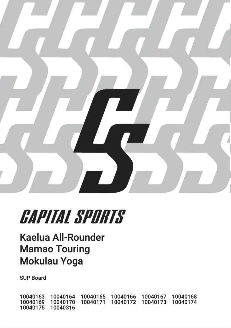Page 1 de la notice Manuel utilisateur Capital Sports Mokulau Yoga