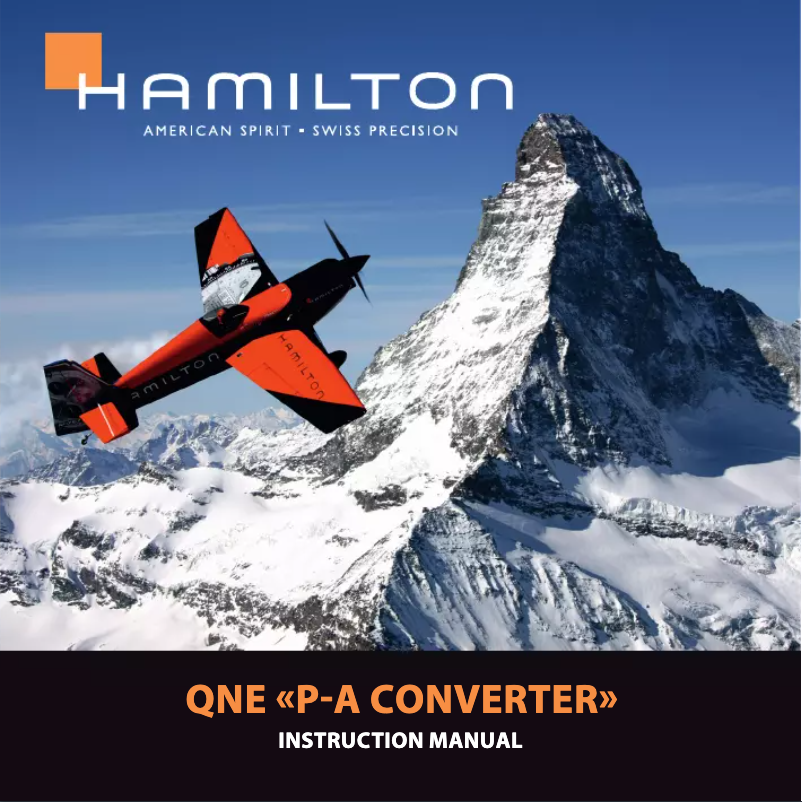 Page n°1 - Manuel utilisateur Hamilton Khaki QNE